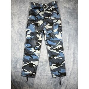 Rothco BDU Blue Camo Cargo Pants Mens Small Regular Tactical Streetwear 30x31